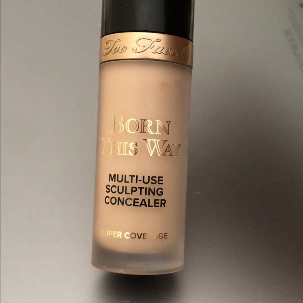 too faced born this way concealer!! shade snow